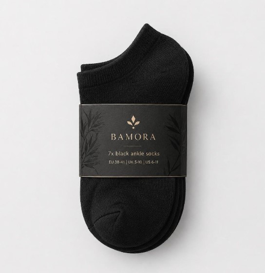 Svarte Bamora sportssokker